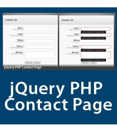 jQuery PHP Contact Page